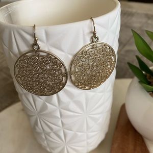 Boho medallion earrings